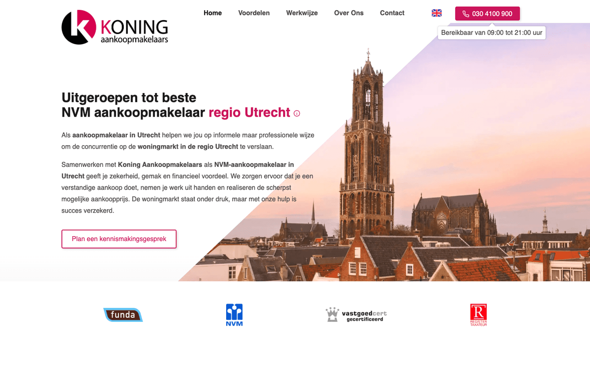 Case Koning Aankoopmakelaars